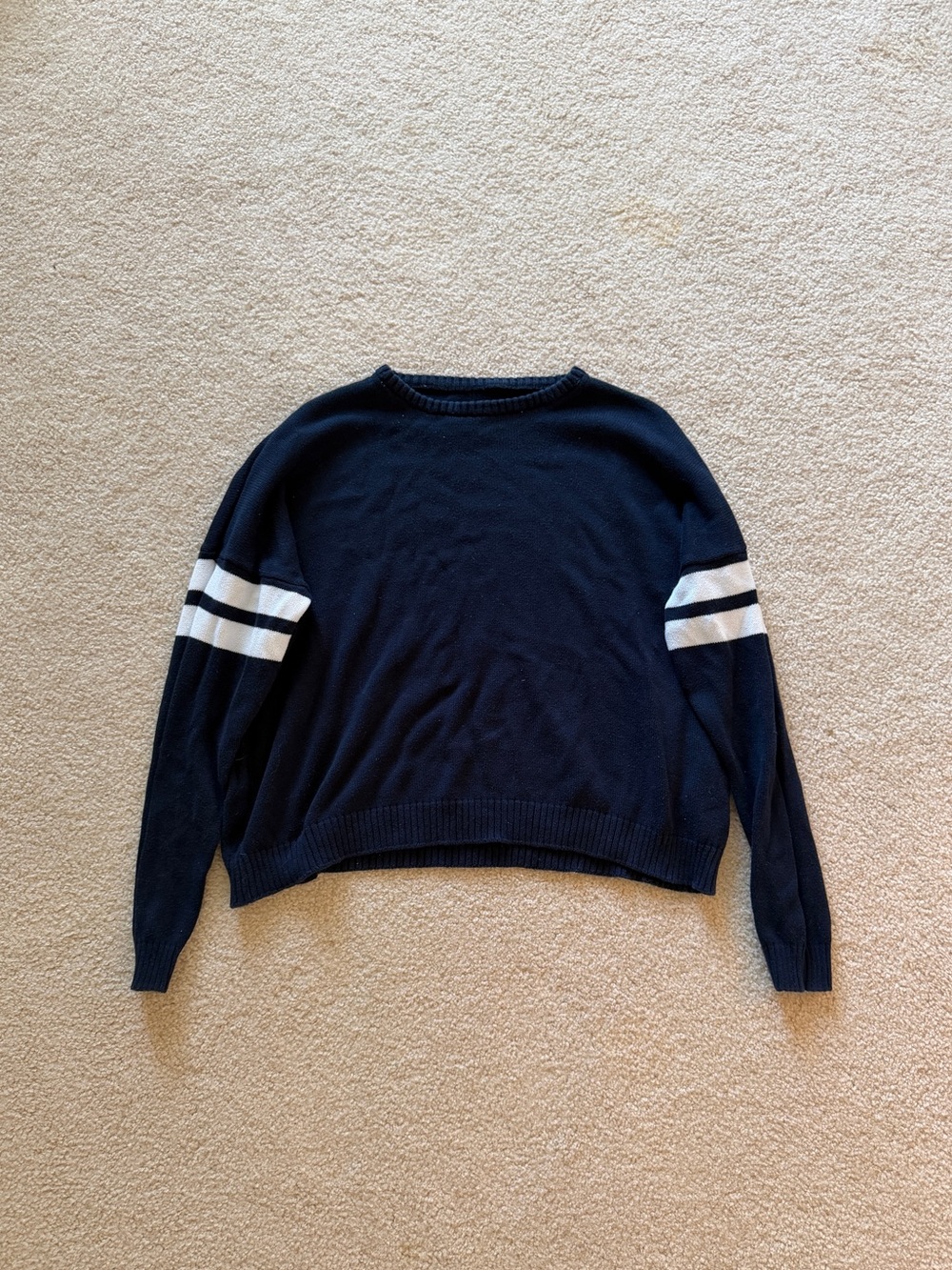 Brandy Melville Veena Navy Blue Sweater